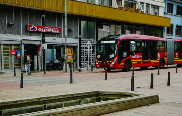 Trancones de Buses de TransMilenio en el Norte de Bogotá