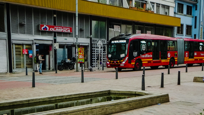 Trancones de Buses de TransMilenio en el Norte de Bogotá