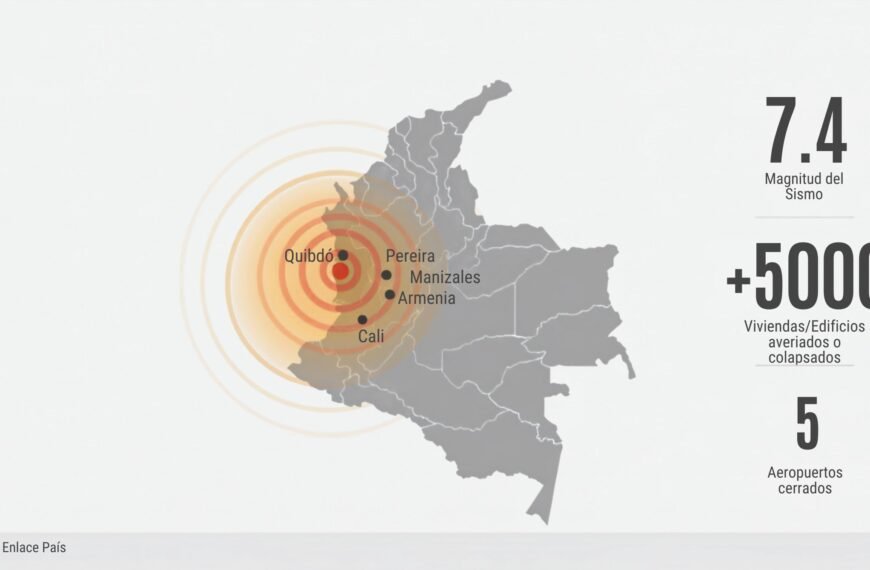 Terremoto en Colombia: la UNGRD reporta 182 muertos, 2.542 heridos y 189 desaparecidos